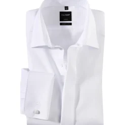 Olymp Miesten Juhlava Kauluspaita, OLYMP WHITE DC MODERN FIT Valkoinen