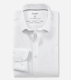 Olymp Miesten Kauluspaita, 2008-69-00 JERSEY Valkoinen