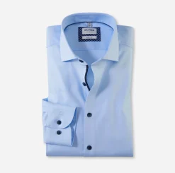 Olymp miesten kauluspaita, OLYMP LEVEL 5 BODY FIT +HIHA Keskisininen