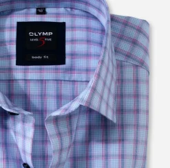 Olymp Miesten Kauluspaita 2172-14-95 BODY FIT Punainen Ruutu