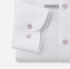 Olymp miesten kauluspaita level five, body fit Valkoinen