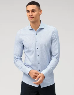 Olymp Miesten Kauluspaita, 2182-54-11 JERSEY Keskisininen