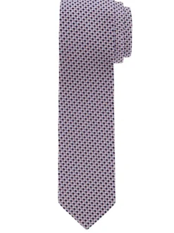 Olymp miesten silkkisolmio, 6,5 CM Punainen Kuosi