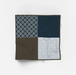Olymp taskuliina, POCKET SQUARE 4 IN 1 Sininen Kuosi