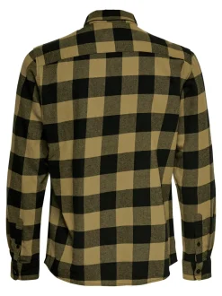 Only & Sons Ruudullinen Kauluspaita Ruskea Ruutu