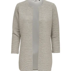 Only Trikooneuletakki, Leco 7/8 Vaaleanharmaa