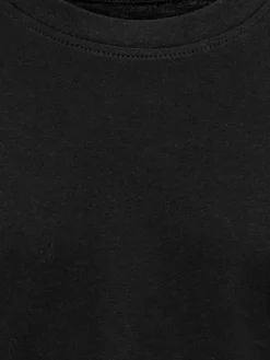 Only and Sons Junior lasten t-paita OSJMAX LIFE SS STITCH TEE NOOS, musta