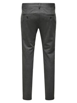 Only and Sons Miesten Chinot MARK TAP HERRINGBONE NOS Harmaa Kuosi