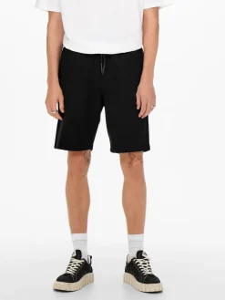 Only and Sons Miesten Collegeshortsit CERES LIFE SWEAT SHORT Black