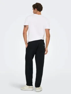 Only and Sons Miesten Collegehousut, CONNOR RLX PANT NOS Black