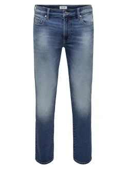 Only and Sons Miesten Farkut Loom Slim Jog 3522 Nos Indigo