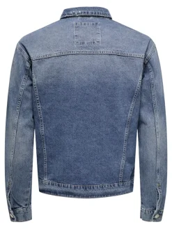 Only and Sons miesten farkkutakki, JUST BOX DNM JACKET Indigo