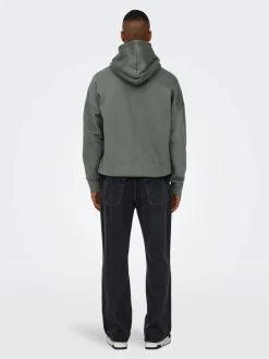 Only and Sons miesten farkut, FADE LOOSE ONE WB Hiilenmusta