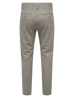 Only and Sons miesten housut, MARK SLIM BRUSHED PIQUE PANTS Falcon