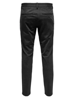 Only and Sons Miesten Housut, Mark Pant Dark Grey Melange