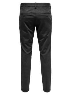 Only and Sons Miesten Housut, Mark Pant Dark Grey Melange