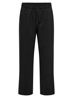 Only and Sons miesten housut, WILL LOOSE STRING PANT Jet Black