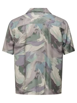 Only and Sons miesten kauluspaita, DASH LIFE REG DIG AOP Kuosi Lila