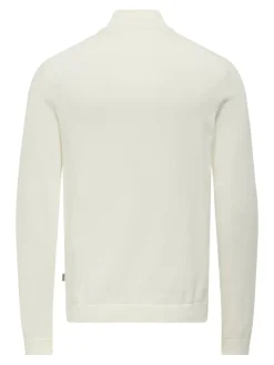 Only and Sons miesten neule, ALEX REG HALZ ZIP Valkoinen