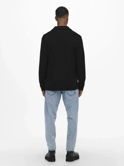 Only and Sons miesten paita, KODYL OVERSHIRT Musta