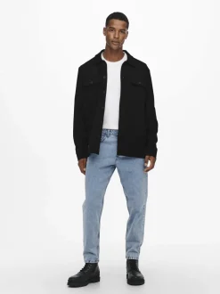Only and Sons miesten paita, KODYL OVERSHIRT Musta