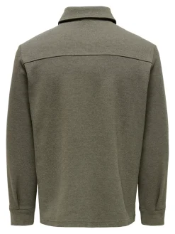 Only and Sons miesten paita, KODYL OVERSHIRT Armeijanvihreä