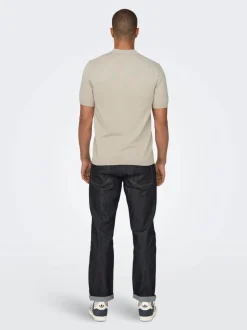 Only and Sons miesten pikeepaita, WYLER LIFE POLO KNIT Beige