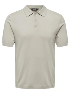 Only and Sons miesten pikeepaita, WYLER LIFE POLO KNIT Beige