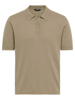 Only and Sons miesten pikeepaita, WYLER LIFE POLO KNIT Beige