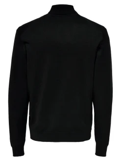 Only and Sons Miesten Pooloneule, Wyler Life Roll Neck Nos Black
