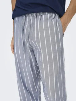 Only and Sons miesten pyjamasetti ONSBILLIE PANT LOUNGE GIFTBOX, Pageant Blue