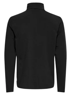 Only and Sons miesten roll neck ONSMICHAN LS ROLLNECK, musta