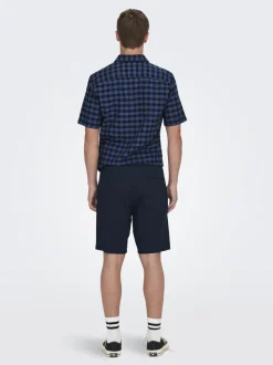 Only and Sons miesten shortsit, LINUS COT SHORTS Tummansininen