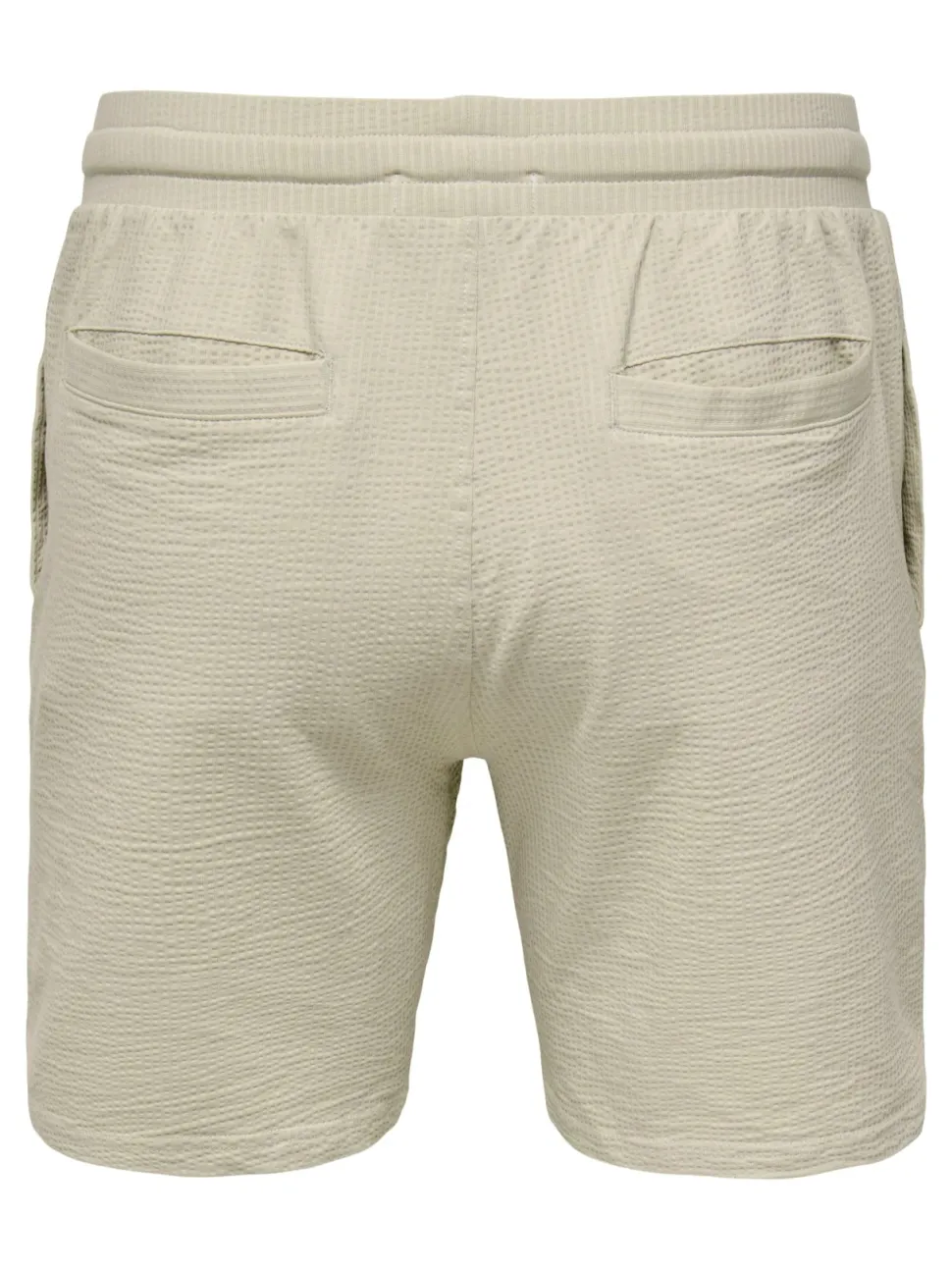 Only and Sons miesten shortsit, K KIAN REG SEERSUCKER SHORTS Beige