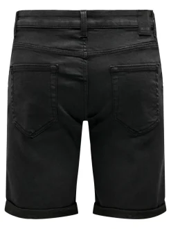 Only and Sons Miesten Shortsit PLY LIFE REG BLK JOG Musta