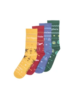 Only and Sons miesten sukat, ONSXMAS BOX 4-PACK SOCKS HP Pompeian Red