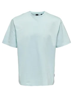 Only and Sons, Miesten T-Paita, Onsfred Rls Ss Tee Noos Mintunvihreä