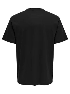 Only and Sons Miesten T-paita, Banksy RLX Tee Musta