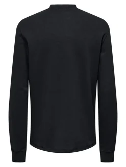 Only and Sons miesten turtle neck paita, ONSAIDAN REG LS SWEAT Jet Black