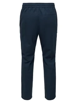 Only and Sons pellavahousut, LINUS CROP Tummansininen