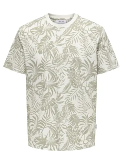 Only and Sons t-paita, PERRY REG LEAF Vihreä