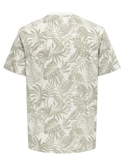 Only and Sons t-paita, PERRY REG LEAF Vihreä