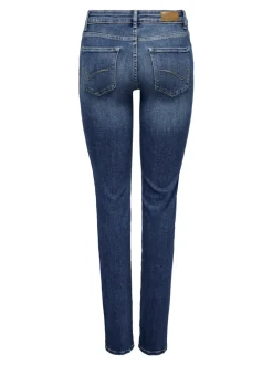 Only farkut, ONLALICIA REG STRT DNM DOT879 Sininen, Indigo