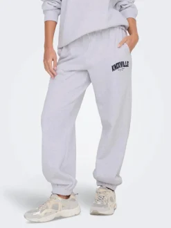 Only Naisten Collegehousut, ONLDEBORAH CLUB PANT Vaaleanharmaa