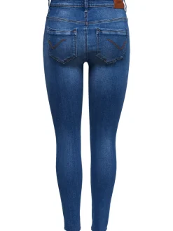 Only Naisten farkut, Paola Highwaist Jeans Indigo