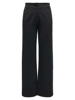 Only naisten housut ONLPOPTRASH LIFE MW STRAIGHT PNT NOOS, musta