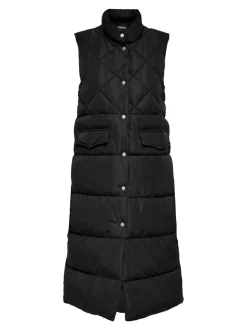 Only Naisten Liivi ONLSTACY QUILTED WAISTCOAT NOOS Musta