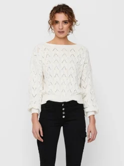 Only Naisten Neule, Brynn Life Structure LS Pul Knt Noos Luonnonvalkoinen