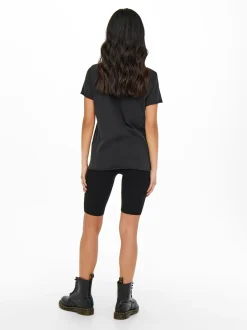 Only naisten shortsit, ONLLOVE SHORTS JRS Musta