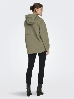 Only naisten takki ONLORCHID Casual Jacket, tummanvihreä